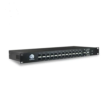 OEM Корпоративные коммутаторы 100Base SFP 24-портовый оптоволоконный сетевой коммутатор Изображение 2