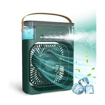Настольный Электрический Вентилятор Охладитель Водяного Охлаждения Распылительный Вентилятор USB-Увлажнитель Мини-Увлажнитель Воздуха Изображение 2