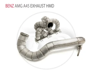 Выпускной коллектор HMD Downpipe для Benz AMG A45 Автомобильные аксессуары с коллектором каталитического нейтрализатора без трубы Cat