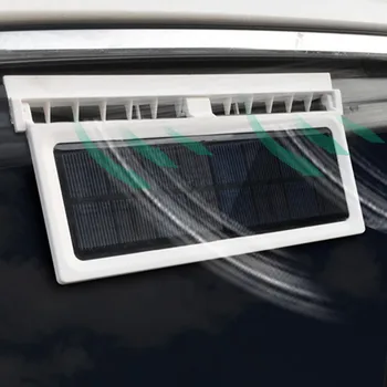 Новый автомобильный охладитель на солнечных батареях, Вытяжной вентилятор радиатора, Автоматическое Вентиляционное отверстие, Вентилятор Радиатора, Система охлаждения радиатора для автомобиля Изображение 2