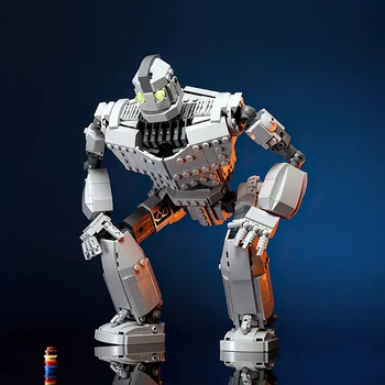 MOC Механическая серия Железный робот Строительные блоки Классический фильм Гигантские кирпичи Игровая игрушка Сборная модель для детских подарков на день рождения
