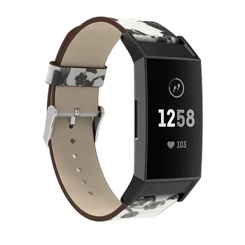 Сменный ремешок для Fitbit Charge 4, новый модный классический ремешок, роскошные кожаные ремешки, сменный умный ремешок для фитнес-часов Изображение 2