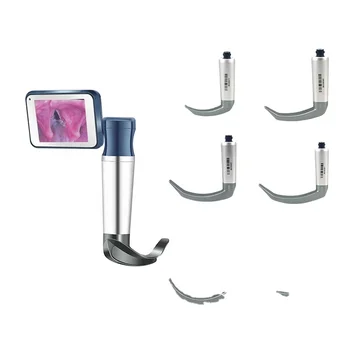 Besdata-Conjunto de laringoscopio Flexible de alta calidad, Kit de laringoscopio reutilizable con pantalla LCD de 3 pulgadas Изображение 2