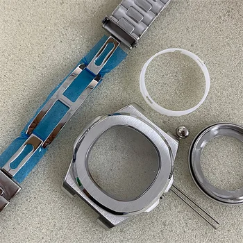 Полный комплект часов из нержавеющей стали и сапфирового стекла, аксессуары для часов с механизмом NH35/36 Изображение 2