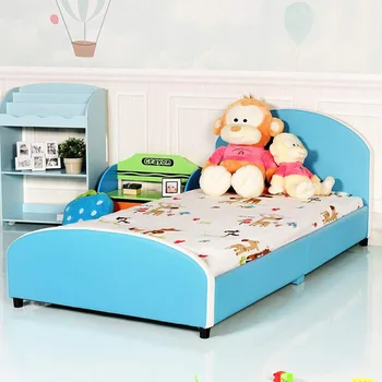 Детская мебель мальчик 1.07 метра главная спальня простая детская кровать мягкая упаковка карточная кровать