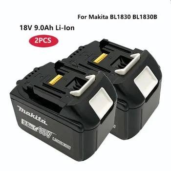 Сменный аккумулятор Makita 18V 9.0Ah BL1830 BL1830B BL1840 BL1840B BL1850 BL1850B аккумуляторная батарея со светодиодным индикатором Изображение 2