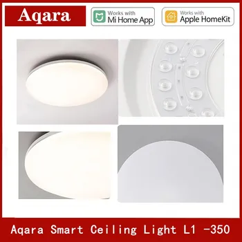 Оригинальный Умный Потолочный Светильник Aqara L1 -350 Zigbee 3,0 С Цветовой Температурой, светодиодный светильник для Спальни, Работающий С приложением Mijia Apple Homekit