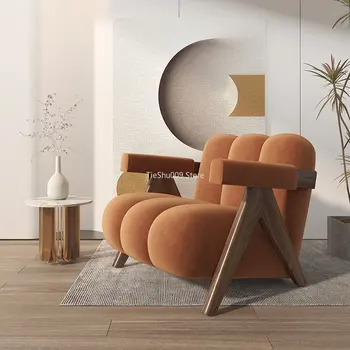 Складные стулья для гостиной, Бархатные стулья для чтения, Современные стулья для гостиной, Дизайнерские Роскошные наборы мебели Muebles Hogar
