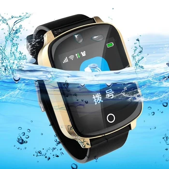 Смарт-часы GPS для пожилых людей, позиционирующие телефон, часы IP67, водонепроницаемые, сигнализация о падении, SOS, пульсометр, монитор артериального давления, Умные часы