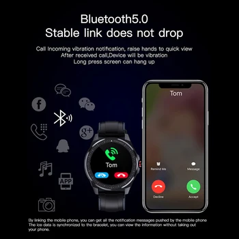 2023 Новые Смарт-часы для мониторинга сердечного ритма и артериального давления Bluetooth Smart Watch IPS с большим экраном высокой четкости мужские часы Изображение 2
