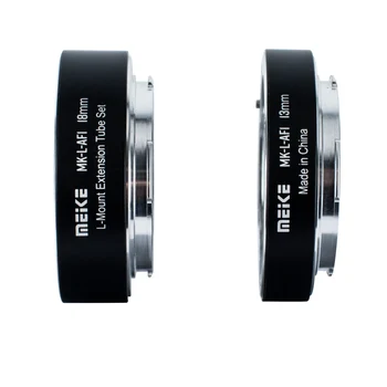 Meike MK-L-AF1 Металлическая автоматическая макросъемка с автофокусировкой, набор переходных колец для камер Panasonic Lumix Leica Sigma с L-образным креплением Изображение 2