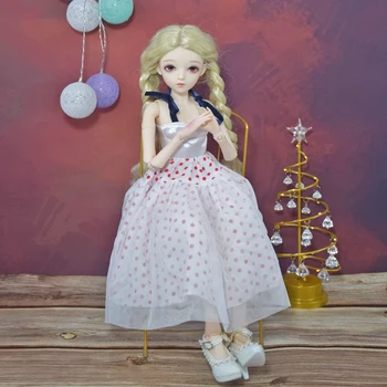 Кукла SISON BENNE 1/3 BJD с модельными туфлями, светлые Парики, обновленный Макияж, Полный комплект, кукла-игрушка для девочек Изображение 2