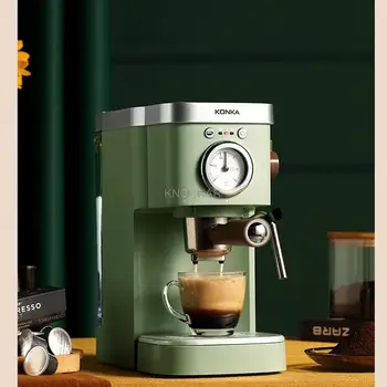 Новая кофемашина Green Home Capsule, маленькая полностью полуавтоматическая итальянская коммерческая кофемашина для приготовления парового молока Изображение 2