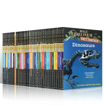 40 книг/набор, Волшебный домик на дереве, отслеживание фактов, Оригинальные английские детские книги для чтения