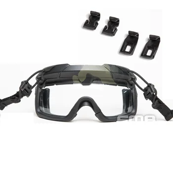 Специальные разделенные противотуманные очки для тактических шлемов, устойчивые к воздействию Lmpact, Полевые очки CS, серия прозрачных линз 3 мм, TB1333-W