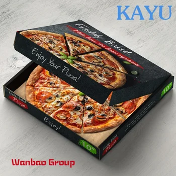 Коробка для пиццы всех размеров 9 10 11 12 14 18 дюймов, упаковка для пиццы из многоразовой гофрированной бумаги, коробка для доставки пиццы с вашим собственным логотипом
