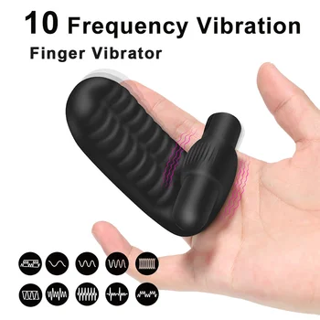 Пальчиковый вибратор с рукавом, Массаж точки G, оргазм, стимуляция клитора, женский Мастурбатор, Вибратор, Лесбийские секс-игрушки Для женщин, продукт для взрослых