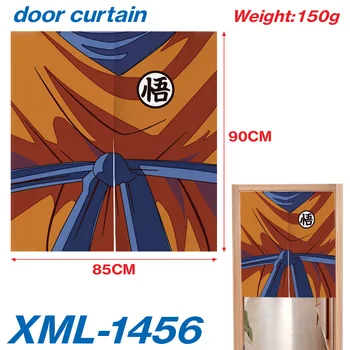 Драконий шар, окружающий полноцветную дверную занавеску, двумерная маленькая ткань для дверной занавески в японском стиле, анимация дверной занавески Изображение 2