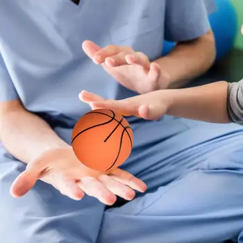 Мини-Резиновый Баскетбол, Мини-игрушка, Баскетбол, Маленькие резиновые Баскетбольные мячи, Износостойкие Мини-Резиновые Детские баскетбольные Мячи, Многофункциональные Изображение 2