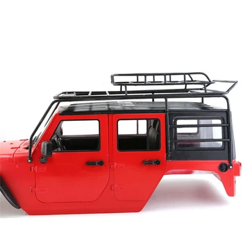 Высококачественный Металлический Автомобильный Багажник на Крышу, Аксессуары для Обновления Багажника для 1/10 Axial Scx10 Trx4 RC Гусеничного Автомобиля
