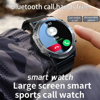 2023new Смарт-часы Для Мужчин с Bluetooth-Вызовом IP68, Водонепроницаемые Фитнес-Режимы, Здоровье, 1,39 дюймов, Спортивные Умные Часы Для Женщин Для Android IOS Изображение 2
