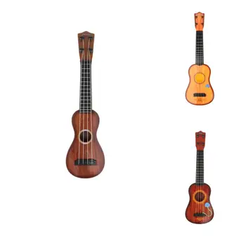 4-Струнная акустическая гитара, музыкальный инструмент, игрушка, подарок для начинающих Изображение 2