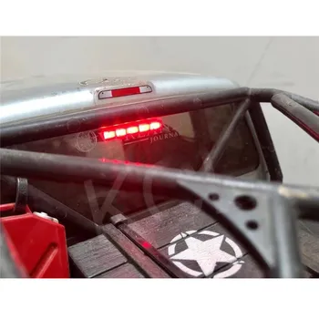 Светодиодный Задний Фонарь, Стоп-сигнал, Красная Лампа для 1/10 Axial SCX10 II Wraith RR10 TRX4 D90 Tamiya 32 мм 62 мм, Запчасти для радиоуправляемых автомобилей