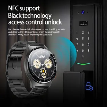 LIGE 2023 Спортивные Фитнес Смарт-Часы Мужские GPS Motion Track Браслет NFC Часы Водонепроницаемые Bluetooth Call Smartwatch Для Android IOS Изображение 2