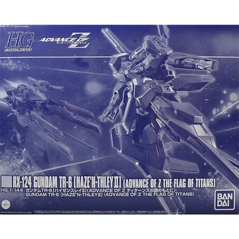 Bandai Gundam Model Kit Аниме Фигурка PB Limited HGUC RX-124 TR6 Hyzenthlay 2 Натуральная Фигурка Gunpla, игрушки для детей Изображение 2