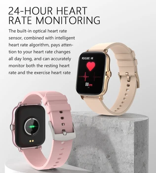 Смарт-часы P8 Plus, Bluetooth-часы с цветным сенсорным экраном, умные часы Для мужчин и женщин, фитнес-браслет, пульсометр Изображение 2