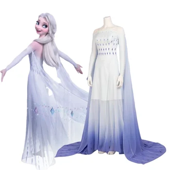 Frozen 2 периферийная юбка принцессы cos cos одежда юбка принцессы EIsa творческая личность Рождественский костюм для косплея женский