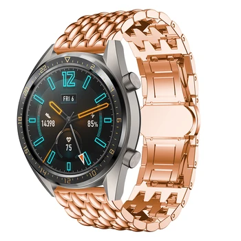 Для Huawei Watch GT/GT2 Pro/GT2 46 мм Сменный ремешок для часов из нержавеющей стали для Huawei Honor Watch GS Pro Изображение 2