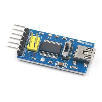 1 шт. Базовая Разделительная плата для arduino FTDI FT232RL USB-TTL Последовательный IC Адаптер Конвертер Модуль для arduino 3,3 В 5 В Переключатель FT232 Изображение 2