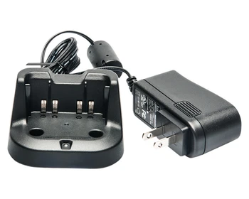 Настольное зарядное устройство BC240 и адаптер переменного тока для Icom IC V86 U86 HAM Walkie Talkie Замена Лотка питания Для портативной рации Изображение 2