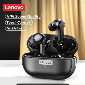Наушники Lenovo Bluetooth LP1S TWS, беспроводные наушники, стерео с микрофоном, спортивные наушники, гарнитура с низкой задержкой, геймер