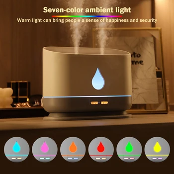 Распылитель ароматов Sleep, диффузор эфирных масел Большой емкости, семицветный USB Портативный ультразвуковой для спальни, гостиной Изображение 2