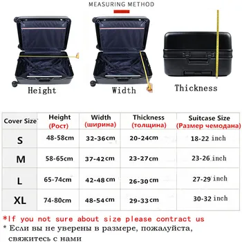 Защитный чехол для дорожного чемодана 2023 для аксессуаров для чемоданов 18 