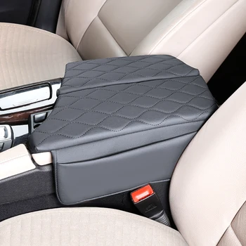 Для BMW 5 серии 2011-2017, чехол для автомобильного подлокотника, чехол для центральной консоли из искусственной кожи С сумкой для хранения, накладка для подлокотника, левый руль