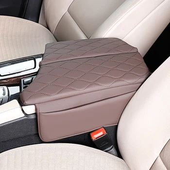 Для BMW 5 серии 2011-2017, чехол для автомобильного подлокотника, чехол для центральной консоли из искусственной кожи С сумкой для хранения, накладка для подлокотника, левый руль Изображение 2