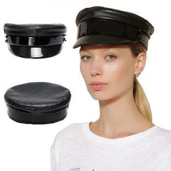 Коллекция брендов Шерстяные кепки для газетчиков Новые женские шляпы Плоские военные Кепки Baker Boy Hat с логотипом Изображение 2