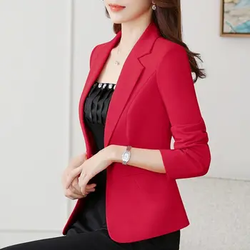 Костюм женский весна-осень 2020, новый стиль, корейская мода, самосовершенствование, повседневный женский Обычный однобортный