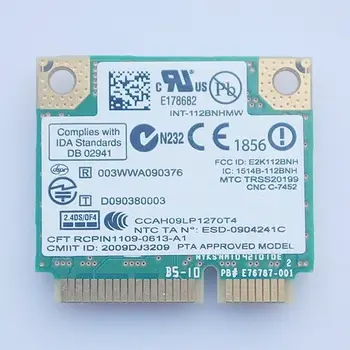бесплатная доставка 112BNHMW 0V830R для Dell Alienware M14X Intel Centrino Wireless-N 1000 левов 300 Мбит/с mini PCI-E Wifi карта Изображение 2