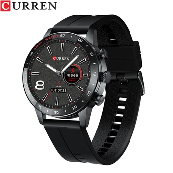 CURREN 2022 Мужские Смарт-часы с Частотой сердечных сокращений IP68 Водонепроницаемые Спортивные Часы для Фитнеса Bluetooth Call Smartwatch Музыкальные Часы