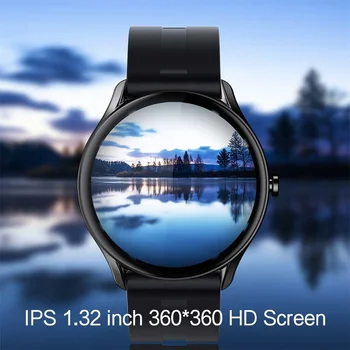 2023 Новые Смарт-часы Мужские 1,32 дюймов с Полным Сенсорным экраном Спортивные Фитнес IP68 Водонепроницаемые Смарт-часы Мужские Женские для Android IOS Изображение 2