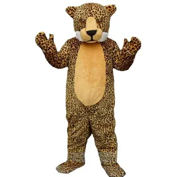 Леопардовый костюм талисмана плюшевого леопарда косплей костюм Хэллоуин карнавал Гепард производительность реквизит унисекс для взрослых мультфильм наряд
