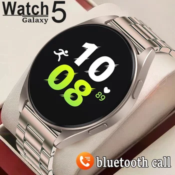 Новые Умные часы для мужчин и женщин для Samsung Galaxy Watch 5 Pro с полным сенсорным экраном, голосовым вызовом, водонепроницаемыми умными часами для женщин