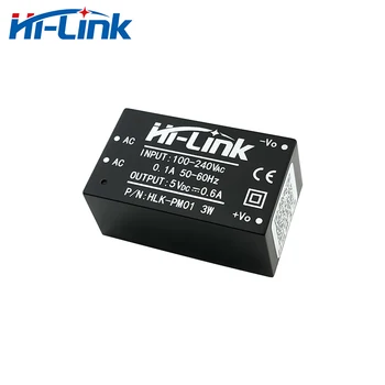 Бесплатная доставка 10 шт. * HLK-PM01 Hi-Link 3 Вт, 5 В, 600 мА, выходной переключатель переменного тока/трансформатор переменного тока в постоянный Изображение 2
