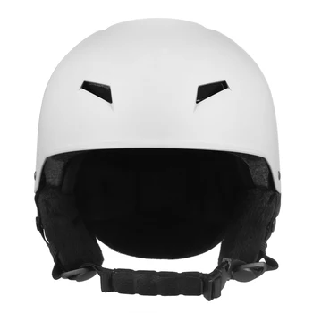 Женский Мужской Сноубордический шлем со съемным наушником Мужские Женские снежные шлемы с защитным ремешком для очков Защитный лыжный шлем Изображение 2