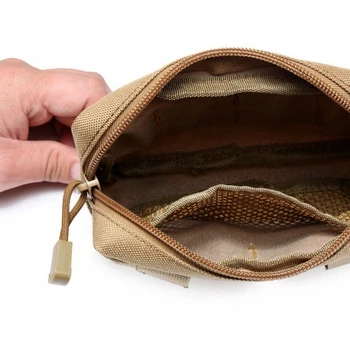 Небольшая сумка для Кемпинга, Многофункциональная Камуфляжная Тактическая поясная сумка EDC, карман для инструментов на открытом воздухе, Тактическая Медицинская сумка первой помощи Изображение 2