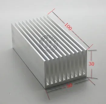 5 шт. Алюминиевая панель радиатора 100*50*30 мм Алюминиевый радиатор